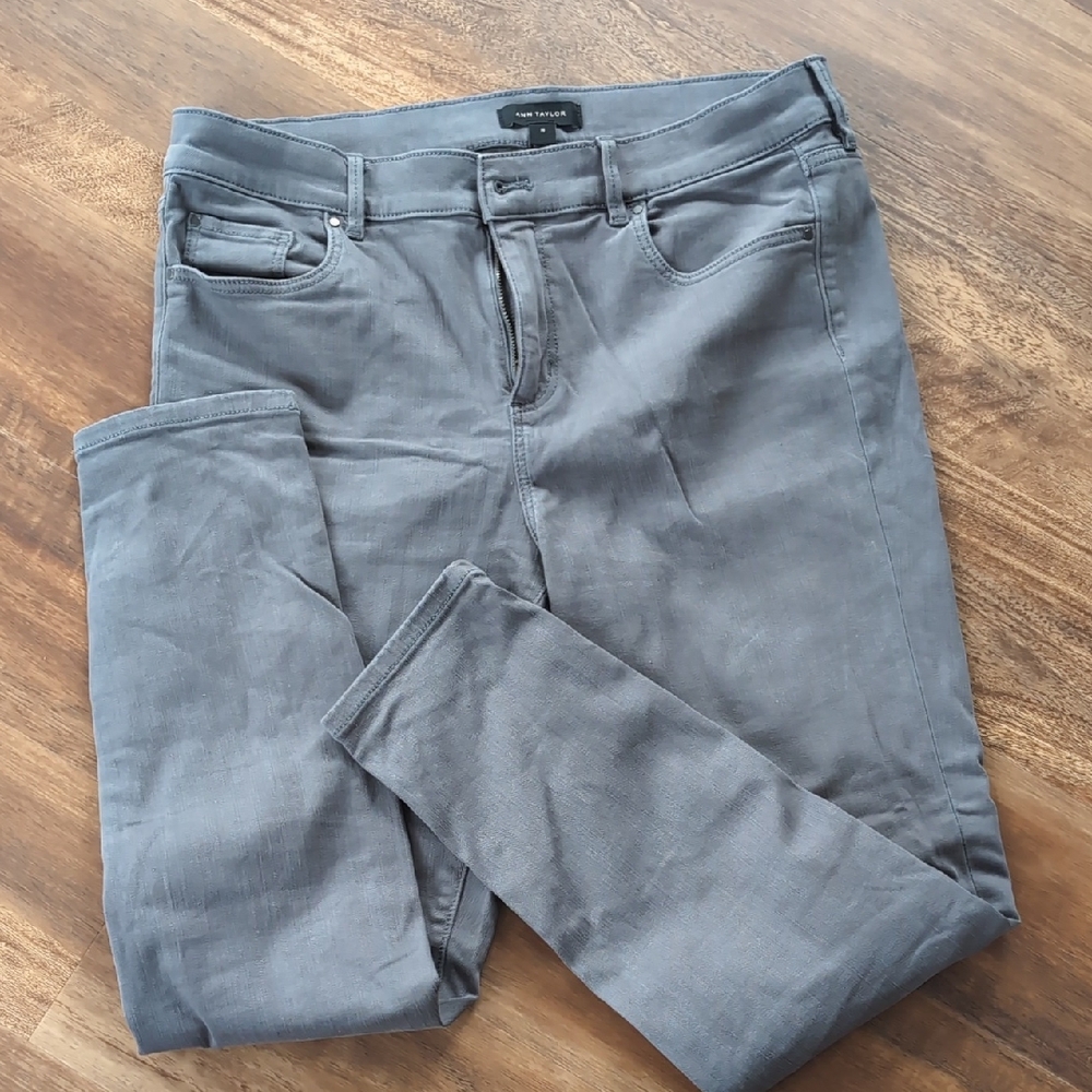 Ann Taylor Gray Skinny Jeans